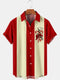 Men's Christmas Funny Graphic Short Sleeve Hawaiian Shirt